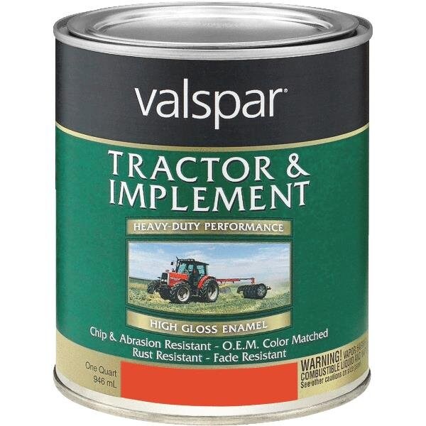 Valspar Paint, Tractor, Kubota Orange Qt 018.4432-24.005 | Zoro